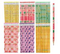 Matite Hb in grafite colorata in legno, 240 matite a tema frutta con motivi di frutta per studenti, ricompense in classe, bomboniere, riempitivi per calze scolastiche