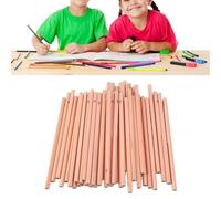 Matite in Grafite HB 2B in Legno Ecologiche da 50 Pezzi per Studenti della Scuola Primaria Che Scrivono e Disegnano Mina Nera (triangolo 2B)