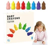 Matite Palm Grip, Matite lavabili per bambini | Matite da colorare Palm Grip per i più piccoli,Bastoncini per matita a forma di bottiglia, facile da impugnare, per,