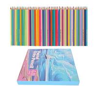 Matite per Materiale Scolastico Matite Assortite Molto Accattivanti in Legno Massello Brillante e Vivace per lo Studio Artistico Matite Colorate (48 colori)