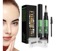 Matite per sopracciglia da donna | Cosmetici naturali di lunga durata da 4 ml con stencil - Riempimento per sopracciglia per donne | Per casa scuola ufficio appuntamento serale festa festival