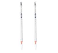Matite per Sopracciglia Impermeabili 2 Pezzi in Legno Bianco per Occhi | Realizzate in Legno, Punta Bianca, per Disegnare Sopracciglia e Occhi, Applicazione Delicata