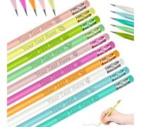 Matite Personalizzate con Nome Matita con Gomma Personalizzata Incisione Forniture per Ufficio per il Ritorno a Scuola,Nome dell'incisione