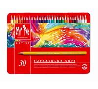Matite Supracolor Soft Pezzi 30 Confezione In Metallo Caran D'Ache