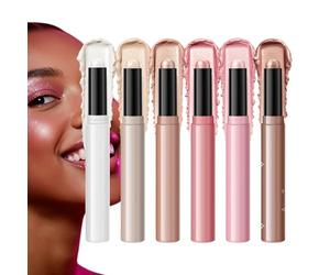 Matitone Trucco,6 Pezzi Bastone Contouring Viso Waterproof Modulabile,Illuminante in Stick - Ideale per Matrimoni, Campeggio, Viaggi, Regalo per Sorella, Figlia,