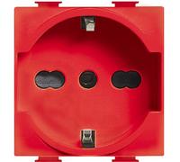 Presa Schuko bipasso 16A rossa bticino matix A5440/16R