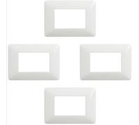 Matix Placca 3 Posti Tecnopolimero Bianco AM4803BBN Pezzi 4 Marca Bticino
