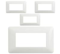 Bticino Matix Placca 4 Posti Tecnopolimero Bianco AM4804BBN Pezzi 4