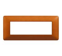 Placca Bticino Matix 6 moduli rosso terra AM4806TRT