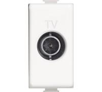 Bticino Presa TV e SAT Matix AM5202P14 passante 14 dB connettore maschio Bianco 1 m