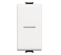 Matix Pulsante Ax 1P No 10A 1M, Bianco