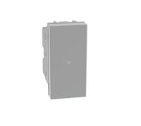 Pulsante assiale Bticino MatixGO 1P NO 10AX 1 modulo grigio JG4055