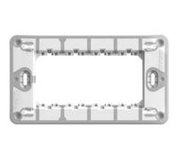 BTICINO MATIXGO Supporto per Placche Diverse Modulazioni Fissaggio con Viti - CONFEZIONE: 1 pz., Numero Posti: 4 Moduli