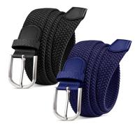 MATLAB Cintura Elastica Intrecciata Unisex - Cintura Regolabile in Tessuto per Uomo e Donna, Casual, Vintage, Stretch, 3,3 cm