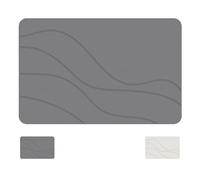 Matmend Bath Mat, Matmend Bath Mats Stone, Water Absorbing Rug Outside Shower,Fast Drying Bathroom Mat, Suitable For Bedrooms, Living Rooms, Doorways, Keeping Dry And Hygienic (grey,40*60cm)
