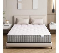 Matoresu Materasso Singolo 90x200, Altezza 21 cm, Medio Rigido, Materasso Ergonomico a Molle e Schiuma, Insacchettate Sostegno Perfetto, Confortevole e Traspirante