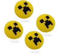 MatoSan 4 tappi in silicone per Thumbsticks - Compatibile con Switch, Steam Deck e controller portatili - Joystick Protezione & Grip Accessori - Inserti colorati (giallo)