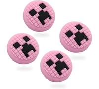 MatoSan® 4 tappi in silicone per ThumbstSticks - Compatibile con Switch, Steam Deck e controller portatili - Joystick Protezione & Grip accessori - Inserti colorati per bastone (rosa)