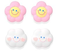 MatoSan® 4X Capi in Silicone per Thumbstick - Compatibile con Controller Portatili, Steam Deck & Modelli Lite - Accessori di Protezione e Grip per Thumbstick - Colorati Accessori per Joystick (Cloud