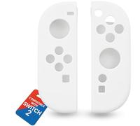MatoSan® Silicone Grip Cover Set - Custodia per Switch 2 Controller - Set di 2 custodie con impugnatura migliorata - Accessori su misura per Switch 2 (bianco)