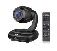 Matosio Telecamera FoxPro PTZ 1080P AI Face Tracking, Zoom Ottico Senza Perdita, Autofocus, 2 Microfoni Antirumore, Telecomando compatibile con Zoom/MS Teams e Streaming