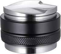 MATOW Distributore e manomissione caffè da 53 mm, livellatore per caffè a doppia testa, adatto per portafiltro Breville da 54 mm, profondità regolabile, manomissione manuale professionale per espresso