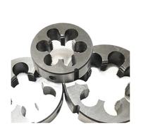 Matrice di filettatura rotonda Filiera for filettatura di tubi UN UNC UNF UNEF UNS Filiere rotonde Utensile da taglio destro Acciaio legato(1 1l16-14 UN,1 PCS)