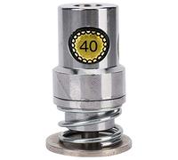 Matrici per Bottoni in Acciaio Inossidabile, Pressa per Bottoni a Forma di Pane Tondo per Pressa a Mano per Bottoni Fai-da-te(40L)