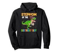 Matrigna della Festa di Compleanno Vestito Dinosauro Bonus Mamma Felpa con Cappuccio