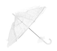 Matrimonio Accessori Ombrello Perletti Bianco Sposa Da Guanti in Pizzo Floreale