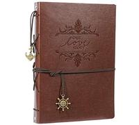 Matrimonio Album Fotografico, AIOR Vintage Scrapbook Album Foto Pagine Nere in Pelle, Fai da Retro Album Foto, Famiglia Bimba Amicizia San Valentino Anniversario Natale Regalo Mamma Donna Uomo, LOVE