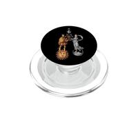 Matrimonio alchemico di Re/Regina Sole & Luna PopSockets PopGrip per MagSafe