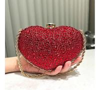 Matrimonio Banchetto Borsa a mano Borsa da sera Diamante di raso Borsa pochette