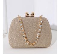 Matrimonio Banchetto Borsa a mano Borsa da sera Diamante di raso Borsa pochette