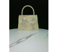Matrimonio Banchetto Borsa a mano Borsa da sera Diamante di raso Borsa pochette
