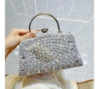 Matrimonio Banchetto Borsa a mano Borsa da sera Diamante di raso Borsa pochette