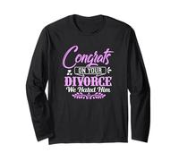 Matrimonio Congratulazioni Divorzio Maglia a Manica