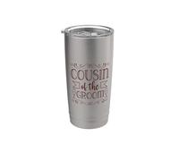Matrimonio - cugino dello sposo Bicchiere termico in acciaio inox doppia parete