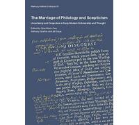Matrimonio di filologia e scetticismo: incertezza e - NUOVO Anthony Grafton 2