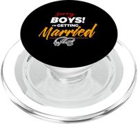 Matrimonio e anniversario di matrimonio coppia disegni PopSockets PopGrip per MagSafe