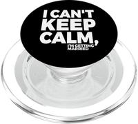 Matrimonio e anniversario di matrimonio coppia disegni PopSockets PopGrip per MagSafe