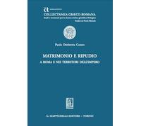 Matrimonio e ripudio a Roma e nei territori dell'Impero