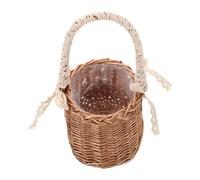 Matrimonio Fiore Ragazza Cestino Cesto Di Fiori Per La Fioraia Tessuto Mano