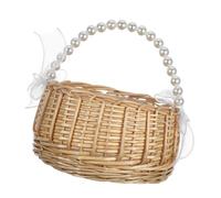 Matrimonio Fiore Ragazza Cestino Cesto Di Salice Portaoggetti Intrecciato