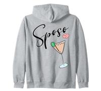 Matrimonio in Italia Sposo Felpa con Cappuccio