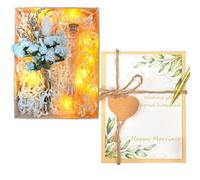 Matrimonio Regali Biglietto Auguri Anniversario Matrimonio Regalo Per Nozze d'Oro Idee Coffret Bomboniera Box Coppia Bomboniera Cofanetto Sposi Wedding Gift Porta Soldi Home Decor