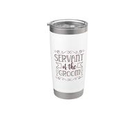 Matrimonio - Servo dello sposo Bicchiere termico in acciaio inox doppia parete