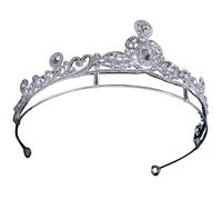 Matrimonio Sposa Corona Tiara Donna Tiara Costume Corona di strass per la sposa