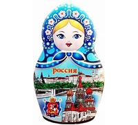 Matrioska Bambola Mosca Russia Magnete Frigorifero Magnete Decorazione Magnete Magnete Adesivo Souvenir Resina Artigianato