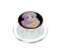 Matrioska Bambola Russa Nesting Folk Carattere Grafico Viso PopSockets PopGrip per MagSafe